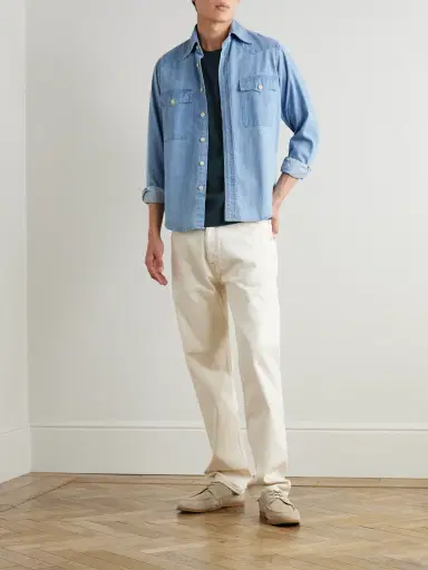MR P. Mercerised Cotton-Jersey T-Shirt - Men | Thumbnail 2