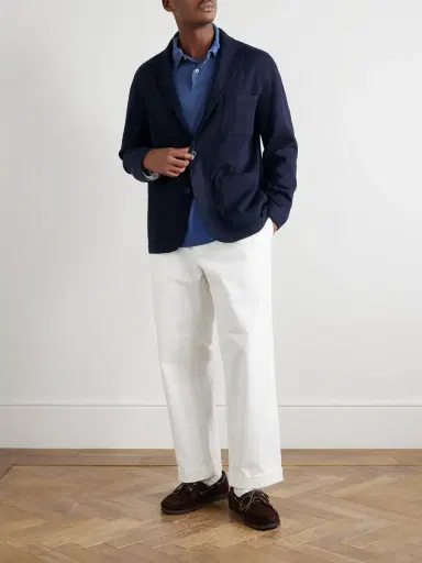Hartford Jonny Unstructured Brushed Wool-Blend Twill Suit Jacket - Men | Thumbnail 2 Hartford Jonny Unstructured Brushed Wool-Blend Twill Suit Jacket - Men | Thumbnail 2