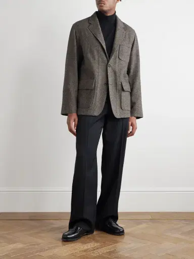 Hartford Joey Herringbone Wool-Blend Blazer - Men | Thumbnail 2 Hartford Joey Herringbone Wool-Blend Blazer - Men | Thumbnail 2