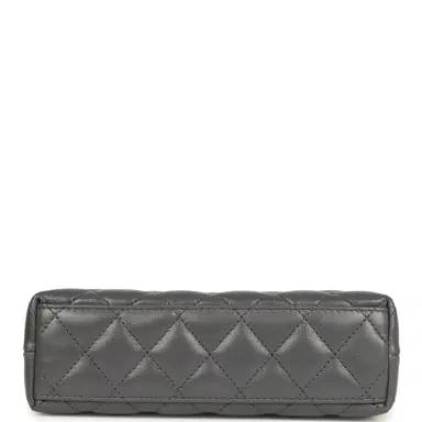 Chanel Pre-owned Chanel Small Kelly Shopper Grey Shiny Aged Calfskin Brushed Gold Hardware | Thumbnail 6 Chanel Pre-owned Chanel Small Kelly Shopper Grey Shiny Aged Calfskin Brushed Gold Hardware | Thumbnail 6