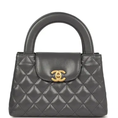 Chanel Pre-owned Chanel Small Kelly Shopper Grey Shiny Aged Calfskin Brushed Gold Hardware | Thumbnail 1 Chanel Pre-owned Chanel Small Kelly Shopper Grey Shiny Aged Calfskin Brushed Gold Hardware | Thumbnail 1