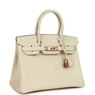 HERMÈS Pre-owned Hermes Birkin 30 Craie Epsom Rose Gold Hardware | Thumbnail 2 HERMÈS Pre-owned Hermes Birkin 30 Craie Epsom Rose Gold Hardware | Thumbnail 2