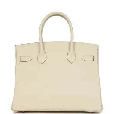 HERMÈS Pre-owned Hermes Birkin 30 Craie Epsom Rose Gold Hardware | Thumbnail 4 HERMÈS Pre-owned Hermes Birkin 30 Craie Epsom Rose Gold Hardware | Thumbnail 4