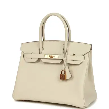 HERMÈS Pre-owned Hermes Birkin 30 Craie Epsom Rose Gold Hardware | Thumbnail 5 HERMÈS Pre-owned Hermes Birkin 30 Craie Epsom Rose Gold Hardware | Thumbnail 5