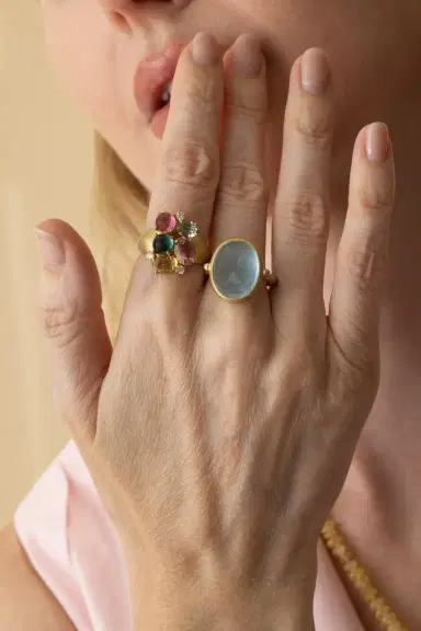 LEIGH MAXWELL Aquamarine The Og Ring | Thumbnail 4