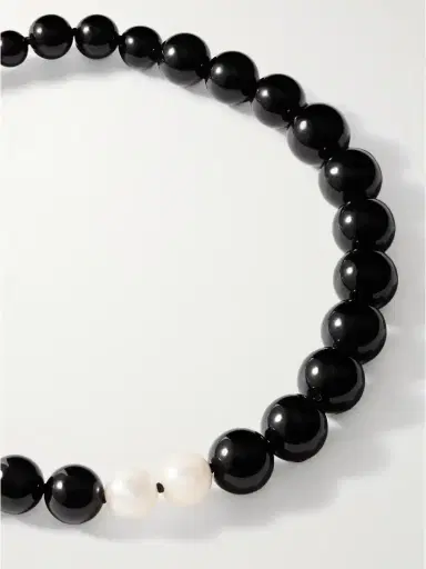 Completedworks Recycled Silver, Onyx And Pearl Necklace | Thumbnail 4 Completedworks Recycled Silver, Onyx And Pearl Necklace | Thumbnail 4