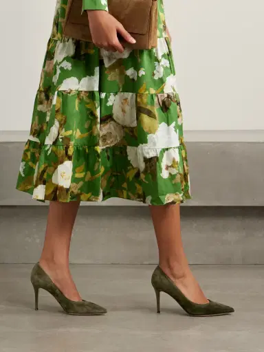 Gianvito Rossi Gianvito 85 Suede Pumps | Thumbnail 2 Gianvito Rossi Gianvito 85 Suede Pumps | Thumbnail 2