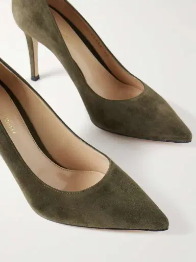 Gianvito Rossi Gianvito 85 Suede Pumps | Thumbnail 4 Gianvito Rossi Gianvito 85 Suede Pumps | Thumbnail 4