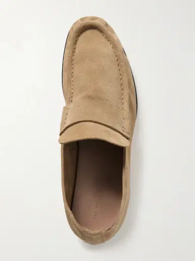 The Row Soft Suede Loafers | Thumbnail 5 The Row Soft Suede Loafers | Thumbnail 5
