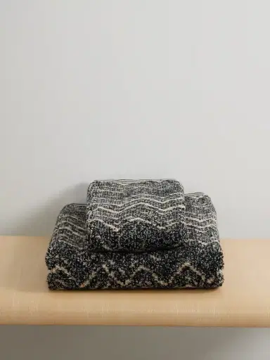 Missoni Home Azul Set Of Two Striped Cotton-terry Towels | Thumbnail 1 Missoni Home Azul Set Of Two Striped Cotton-terry Towels | Thumbnail 1