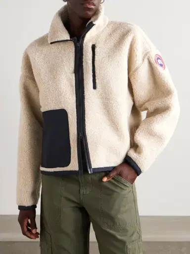 Canada Goose Simcoe Shell-trimmed Wool-blend Fleece Jacket | Thumbnail 3