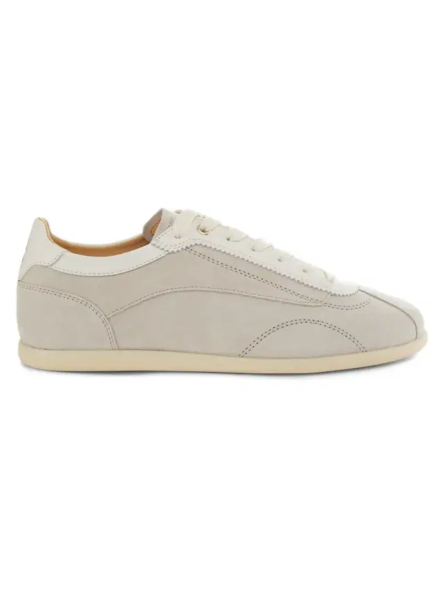 Men's Suede Low-Top Sneakers - Limestone Men's Suede Low-Top Sneakers - Limestone