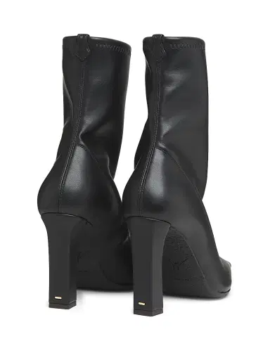 Giuseppe Zanotti Women's 90MM Leather Square-Toe Ankle Booties - Nero - Size 12 | Thumbnail 3 Giuseppe Zanotti Women's 90MM Leather Square-Toe Ankle Booties - Nero - Size 12 | Thumbnail 3