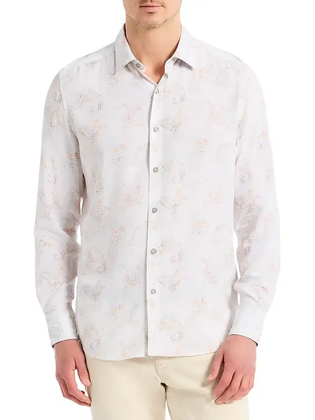 Robert Graham Men's Alibon Button-Front Shirt