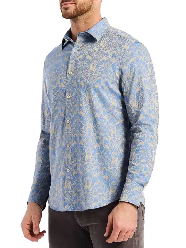 Robert Graham Men's Highland Woven Shirt | Thumbnail 3 Robert Graham Men's Highland Woven Shirt | Thumbnail 3