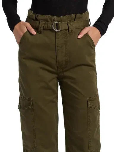 Veronica Beard Women's Damara Cotton Wide-Leg Cargo Pants | Thumbnail 6