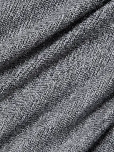 STAUD Women's Wilma Merino Wool Midi-Skirt - Heather Grey | Thumbnail 7