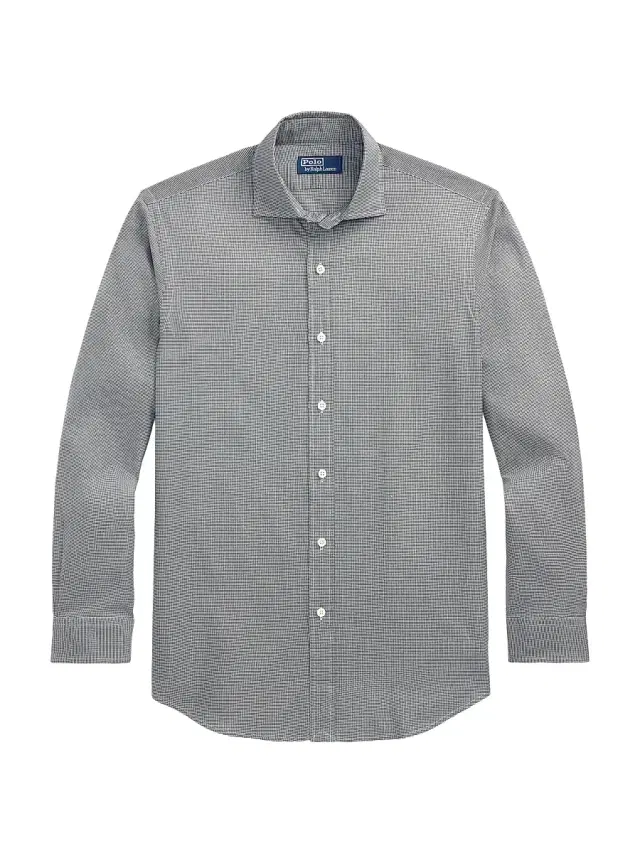 Polo Ralph Lauren Men's Classic Fit Houndstooth Twill Shirt - Polo Black White