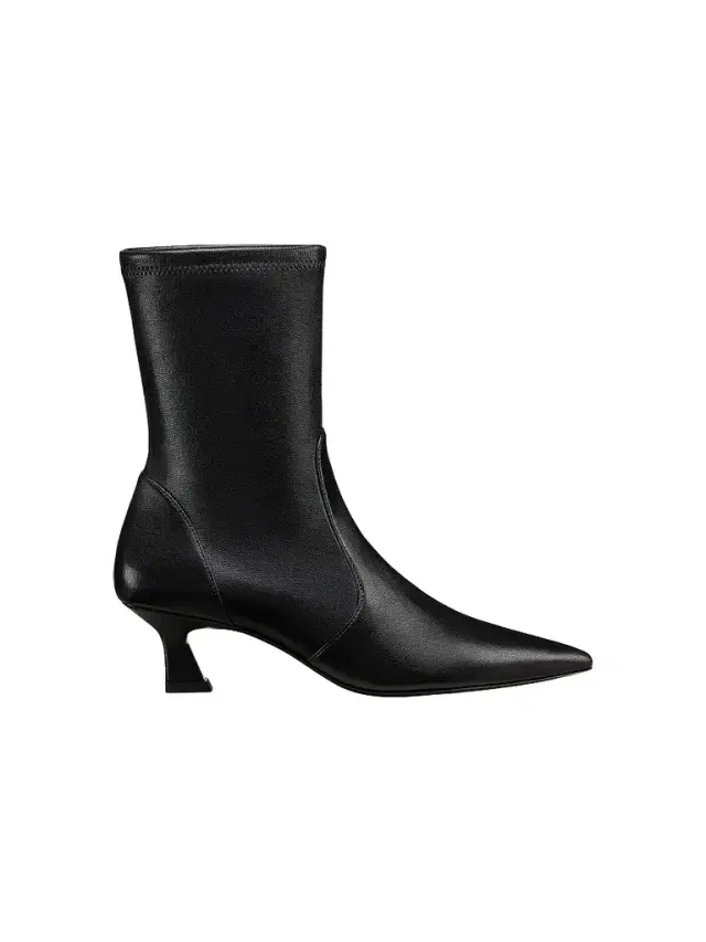 Women's Vinnie 50MM Leather Boots - Black