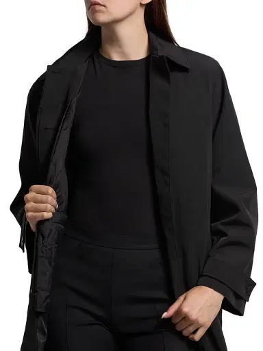 If Only Studio Women's 2-Piece Trench Coat & Puffer Vest Set | Thumbnail 7