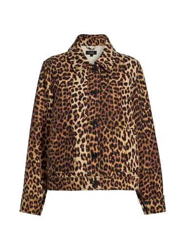If Only Studio Women's Leopard-Print Jacket | Thumbnail 1 If Only Studio Women's Leopard-Print Jacket | Thumbnail 1