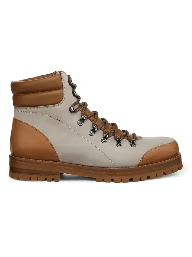 Manolo Blahnik Men's Janka Leather Hiking Boots - Medium Brown - Size 10 | Thumbnail 1 Manolo Blahnik Men's Janka Leather Hiking Boots - Medium Brown - Size 10 | Thumbnail 1