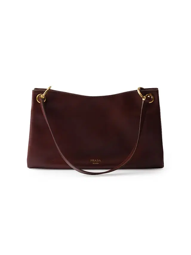 Women's Etude Leather Shoulder Bag - Brown Women's Etude Leather Shoulder Bag - Brown