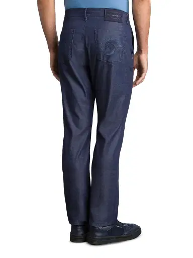Stefano Ricci Men's Sport Trousers - Dark Blue - Size 40 | Thumbnail 3 Stefano Ricci Men's Sport Trousers - Dark Blue - Size 40 | Thumbnail 3