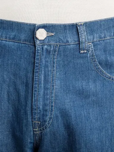 Stefano Ricci Men's Jeans Shorts - Blue - Size 40 | Thumbnail 5