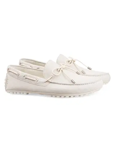 Stefano Ricci Men's Calf Leather Loafers - White - Size 6 | Thumbnail 2 Stefano Ricci Men's Calf Leather Loafers - White - Size 6 | Thumbnail 2