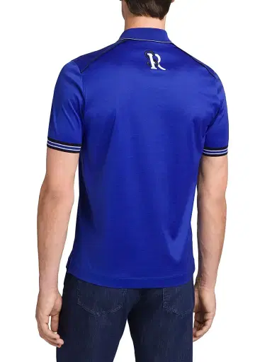 Stefano Ricci Men's Polo Sweater - Bright Blue - Size 44 | Thumbnail 3
