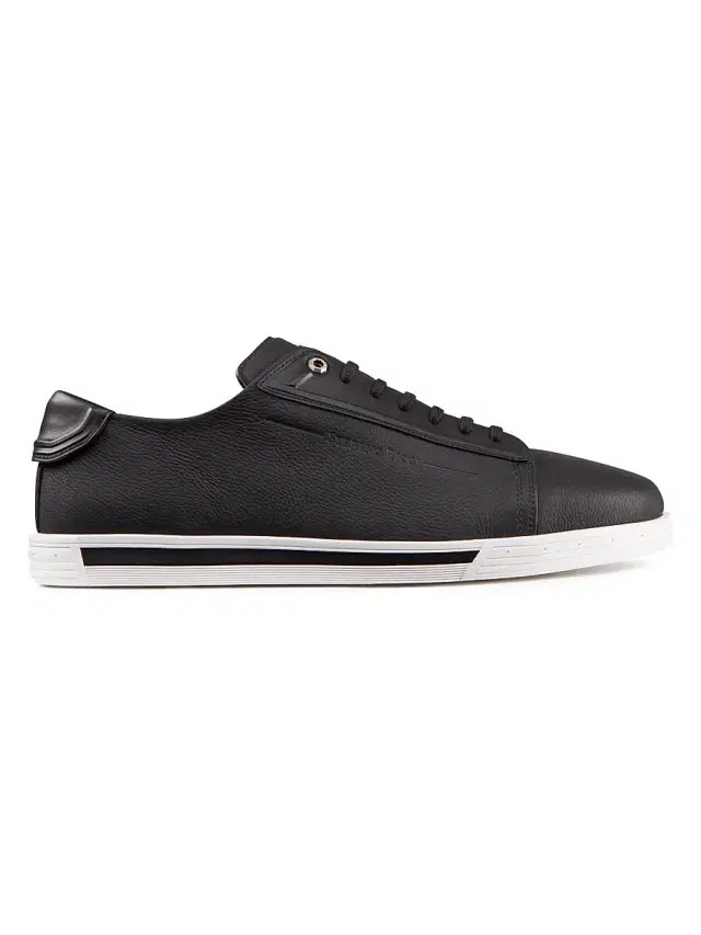 Men's Calfskin Sneakers - Black