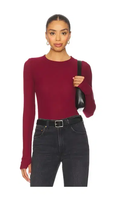 Michael Lauren Alick Long Sleeve Fitted Top | Thumbnail 1