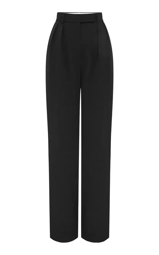 Alex Perry Tailored Wool-Blend Straight-Leg Pants