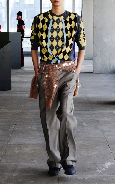 ZANKOV Adora Sequined Mohair-Blend Polo Sweater - Neutral | Thumbnail 5