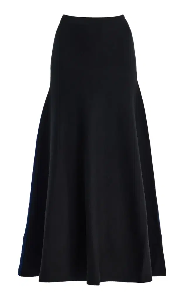 ZANKOV Zander Brushed-Knit Maxi Skirt