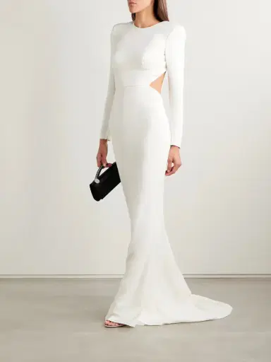 Stella McCartney Open-back Crepe Gown | Thumbnail 2 Stella McCartney Open-back Crepe Gown | Thumbnail 2