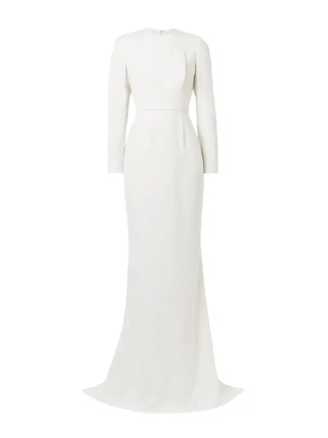 Open-back Crepe Gown