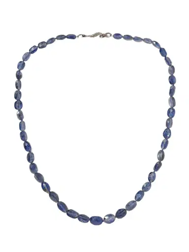 Ileana Makri 18-karat White Gold, Sterling Silver, Kyanite And Diamond Necklace | Thumbnail 1