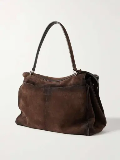 Balenciaga Rodeo Medium Suede Shoulder Bag | Thumbnail 3