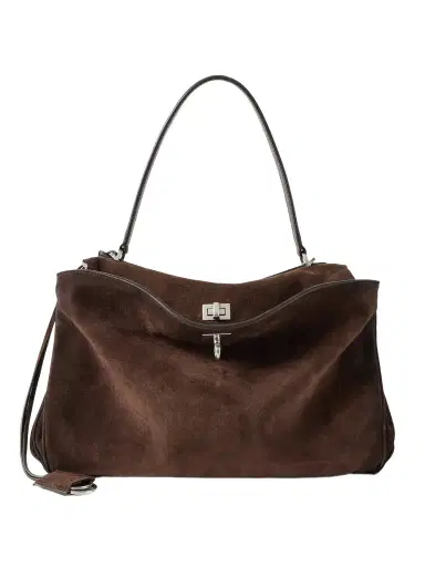 Balenciaga Rodeo Medium Suede Shoulder Bag | Thumbnail 1