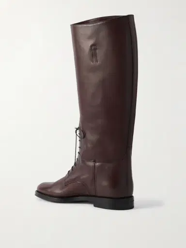 Church's Leather Lace-up Knee Boots | Thumbnail 3 Church's Leather Lace-up Knee Boots | Thumbnail 3