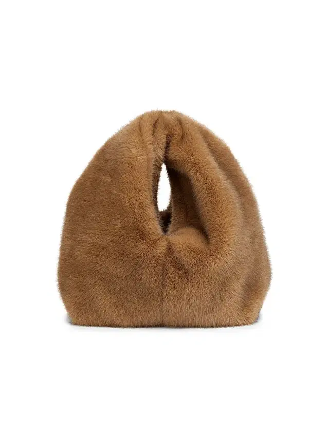 A.L.C. Women's Simone Faux Fur Top Handle Bag - Camel