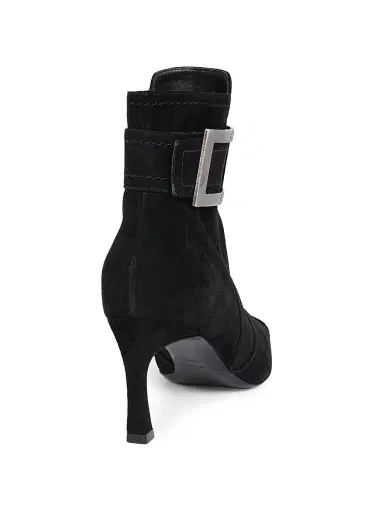 Roger Vivier Women's Trompette 70MM Suede Booties - Tabacco Chiaro | Thumbnail 10 Roger Vivier Women's Trompette 70MM Suede Booties - Tabacco Chiaro | Thumbnail 10