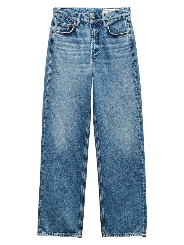 rag & bone Women's Shea High-Rise Straight-Leg Jeans - Ithaca
