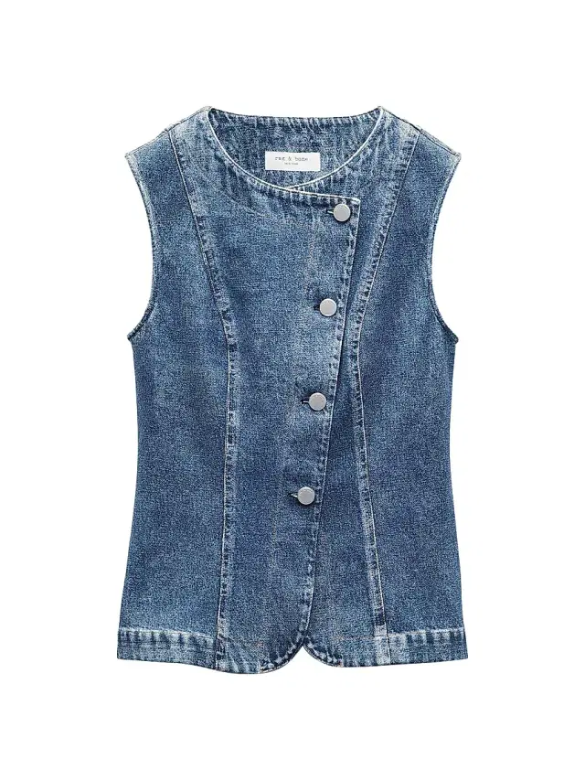 rag & bone Women's rb Miramar Ponte Olivia Vest - Woodside