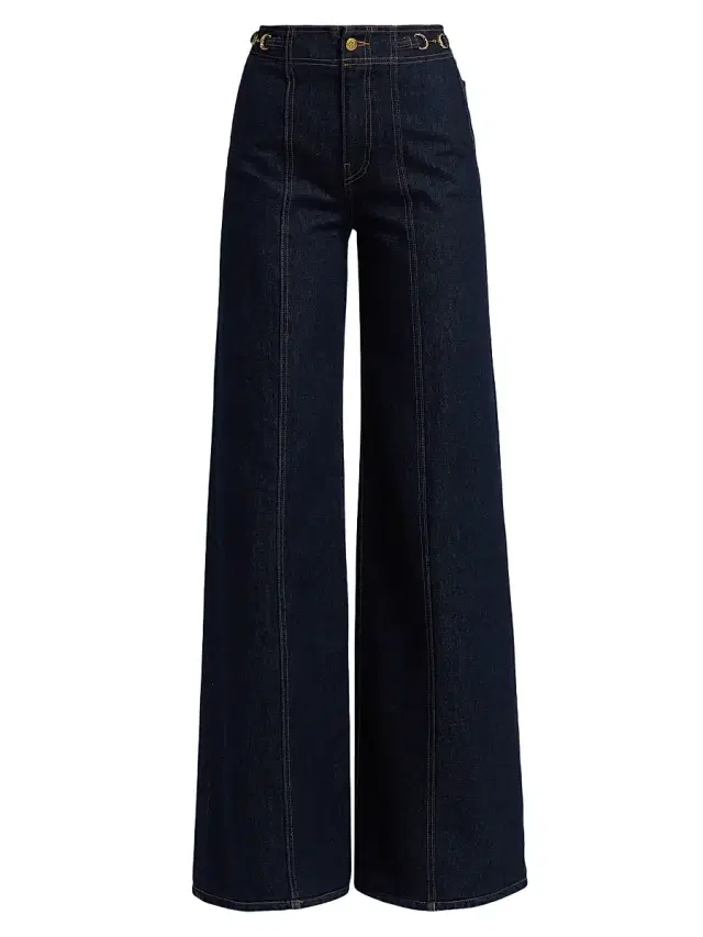 Ulla Johnson Women's Delphine Hight-Rise Wide-Leg Jeans - Tigris