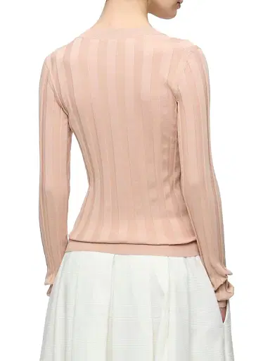 CALLAS MILANO Women's Rione Sweater - Pale Coral - Size XS | Thumbnail 5
