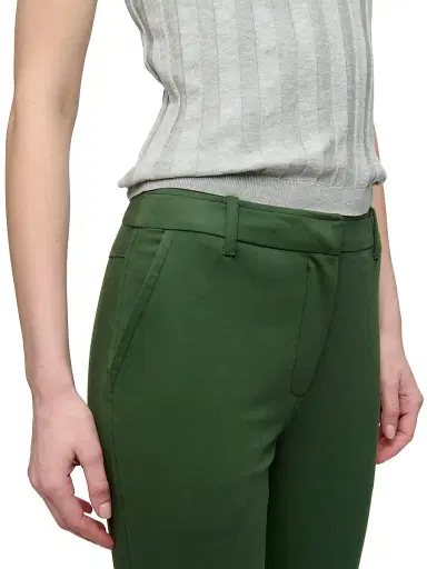 Callas Milano Women's Mila Cropped Pants - Military | Thumbnail 4 Callas Milano Women's Mila Cropped Pants - Military | Thumbnail 4