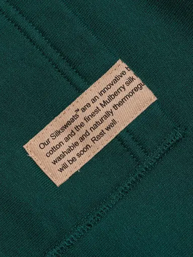 Lunya Women's Silksweats Reversible Seam Sweatshirt - Noble Green | Thumbnail 7 Lunya Women's Silksweats Reversible Seam Sweatshirt - Noble Green | Thumbnail 7